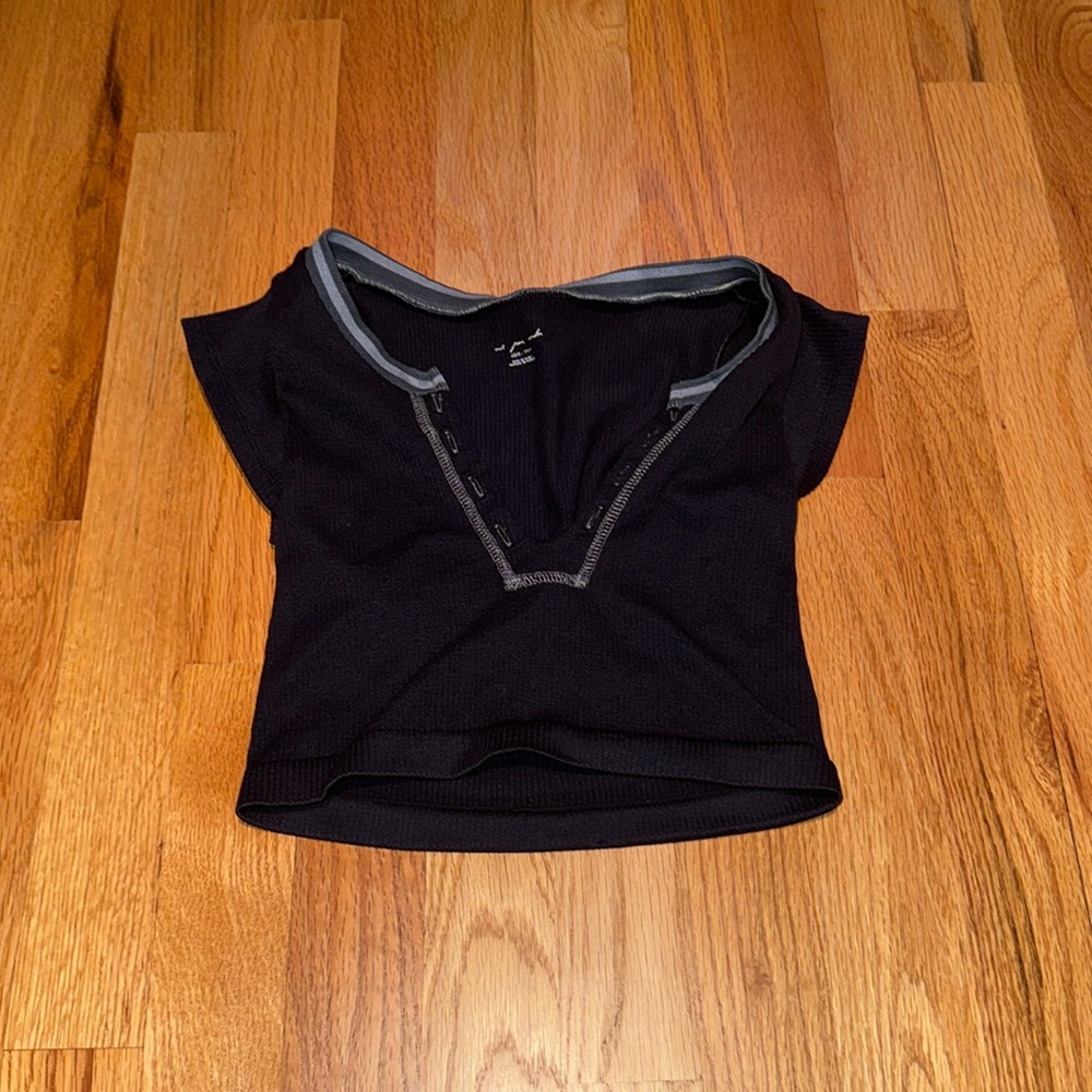Urban Outfitters Out from under “Go for Gold” top - Black XS/S